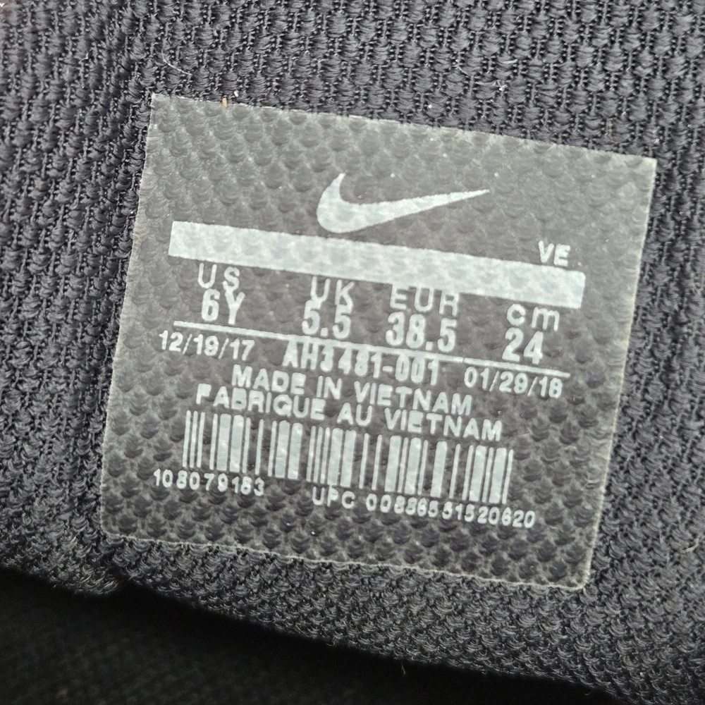 Nike Air Zoom Pegasus 35 GS 'Back Racer Pink' Girls Running Shoes Size 6